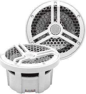 SK65M 65 2Way Marine Full Range 320 Watt Coaxial Speakers Pair White