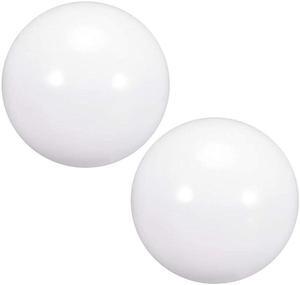 Joystick Ball Top Handle Rocker Round Head Arcade Fighting Game DIY Parts Replacement White 2Pcs