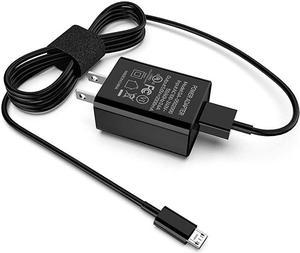 Kindle Fire Fast Charger UL Listed  AC Adapter 2A Rapid Charger with 66Ft MicroUSB Cable for  Kindle Fire 7 HD 8 10 Tablet Kids EditionKindle Fire HD HDX 7 89 Fire Phone Black