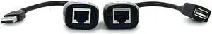 USB Extender over CAT5E or CAT6 Connection up to 150ft