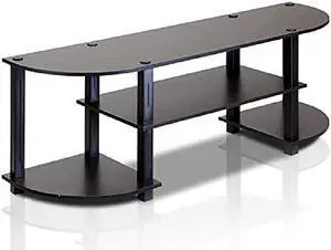 TurnSTube Wide TV Entertainment Center EspressoBlack
