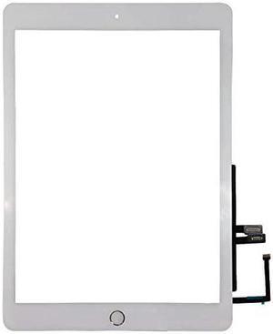 Screen Digitizer + Home Button Replacement for iPad 6 2018 A1893 A1954 White