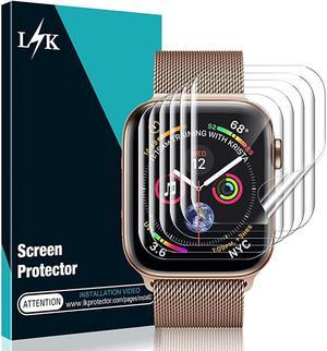 6 Pack  Screen Protector for Apple Watch Series 54 40mm Full Coverage Self Healing AntiBubble for iWatch 5 HD Clear Flexible TPU Film