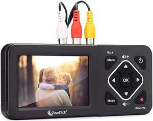 Video to Digital Converter 20 Second Generation Record Video from VCRs VHS Tapes AV RCA Hi8 Camcorder DVD Gaming Systems