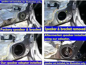 Adapter Spacer Rings Exact Fit For Select Honda Acura Vehicles SAK033551 Pair