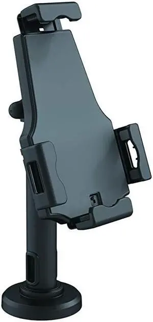 PSPADLK8 AntiTheft Tablet Security Stand Kiosk Table Mount Desktop Tablet Case Holder with Lock Adjustable Clamp Arm Internal Cable Routing for iPad Kindle Samsung Android Tablets