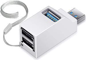 3 Port USB Hub High Speed Splitter Plug and Play Bus Powered
