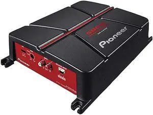 GMA3702 2Channel Bridgeable Amplifier Blackred