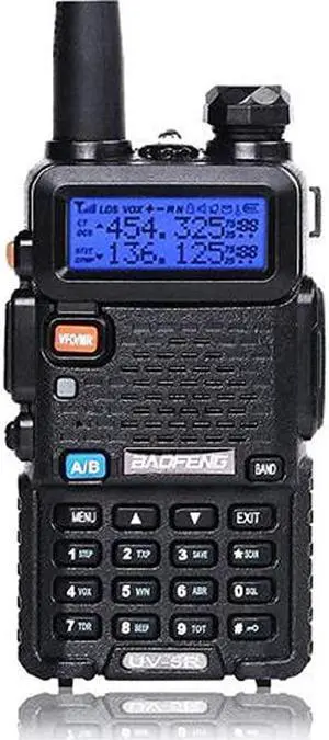 UV5R Two Way Radio Dual Band 136174400480Mhz Walkie Talkie 1800mAh Liion Battery