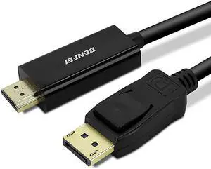 DisplayPort to HDMI 15 Feet Cable  DisplayPort to HDMI Male to Male Adapter GoldPlated Cord Compatible with Lenovo HP ASUS Dell and Other Brand