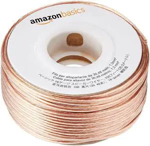 100ft 16Gauge Audio Stereo Speaker Wire Cable 100 Feet
