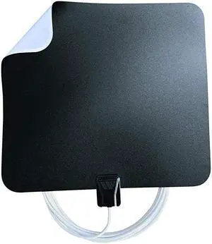 FL5500A FlatWave Amped Digital HD Indoor Amplified TV Antenna 4K Ready ATSC 30 Ready HighVHF UHF 50 Mile Long Range