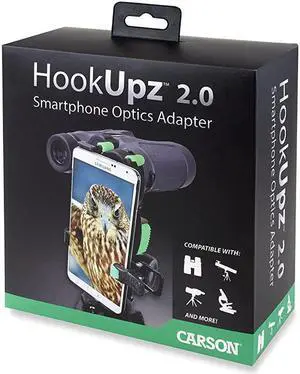 HookUpz 20 Universal Smartphone Optics Digiscoping Adapter for Binoculars Spotting Scopes Telescopes Microscopes Monoculars and More IS200