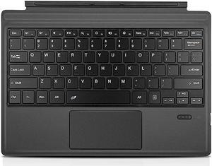 Surface Pro 6 Surface Pro 5 Pro 2017 Pro 4 Pro 3 Type Cover Lightweight Slim Wireless Bluetooth Keyboard Two Button Trackpad Builtin Rechargeable Battery Gray