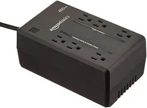 Standby UPS 400VA 255W Surge Protector Battery Backup 6 Outlets