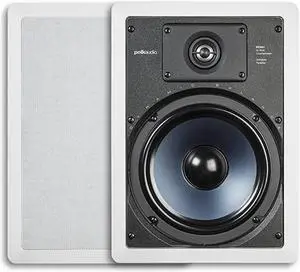 RC85i 2way Premium InWall 8Speakers Pair | Perfectfor Dampand Humid IndoorOutdoor Placement White PaintableGrille