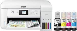 EcoTank ET-2760 Wireless Color All-in-One Cartridge-Free Supertank Printer with Scanner and Copier