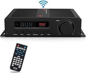 Wireless Bluetooth Home Audio Amplifier 100W 5 Channel Home Theater Power Stereo Receiver Surround Sound w HDMI AUX FM Antenna Subwoofer Speaker Input 12V Adapter  PFA540BT