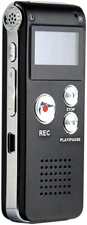 Rechargeable 8G 8GB 650HR Digital Audio Voice Recorder Dictaphone MP3 Player FM