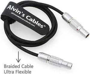 Flexible 2 Pin Male to 2pin Cable Power Teradek Bond via ARRI Alexa Camera