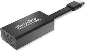 USB C to VGA Adapter, Thunderbolt 3 to VGA Adapter Compatible with MacBook Pro, Windows, Chromebooks, 2018 iPad Pro, Dell XPS, and More (Supports Resolutions up to 1920x1200 @ 60Hz)