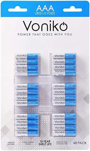 Premium Grade AAA Batteries 48 Pack Alkaline Triple A Battery Ultra LongLasting Leakproof 15v Batteries 10Year Shelf Life