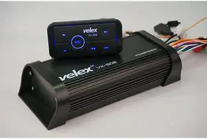 Resistant Bluetooth Marine 4 Channel Class A/B Amplifier Media Stereo on Boats UTV ATV Golf Carts and Cars