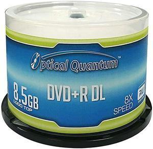 OQDPRDL08LT 8X 85 GB DVD+R DL Double Layer Recordable Blank Media Logo Top