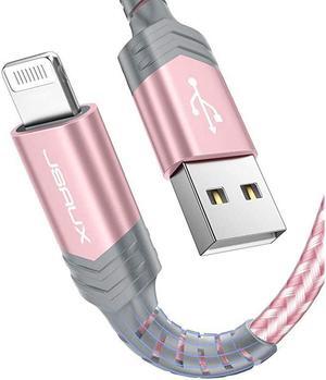 iPhone Charger Cable 4ft,  [Apple MFi Certified] Lightning Cable Nylon Braided USB Fast Charging Cord Compatible with iPhone 11 Xs Max X XR 8 7 6s 6 Plus SE 5 5s, iPad, iPod (Red)
