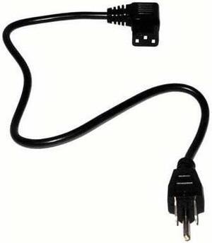 PWC143R Right Angle IEC C13 to NEMA 515P Power Cord 3 Feet
