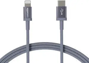 Nylon Braided USBC to Lightning Cable MFi Certified Charger for iPhone 11 Pro11 Pro Max Dark Gray 6Foot