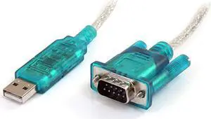 com 3ft USB to RS232 DB9 Serial Adapter Cable Up to 1 Mbps USB to Serial Converter MM USB to VGA Adapter ICUSB232SM3