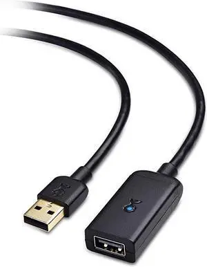 Active USB Extension Active USB Extender USB Male to Female 5M 164 Feet for Webcam Oculus Sensor HTC Vive Link Box Xbox Kinect Playstation Camera and More