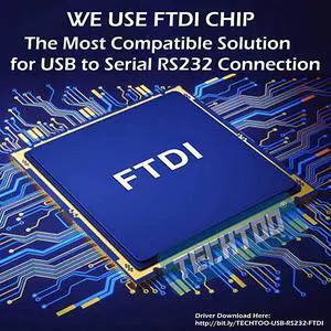 4 Port Professional FTDI CHIP USB to RS232 Serial Cable DB9 Serial Adapter Converter 9Pin Male to Male with Hexnuts