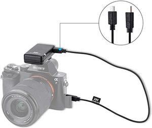 Remote Shutter Release Control Fit for Sony Camcorder FDRAX33 AX53 AX100 AX700 HDRCX405 CX440 CX455 CX675 CX240 CX900 or A6500 A6400 A6300 A6000 A7R III RX100 Replace Sony RMTVP1K RMVPR1