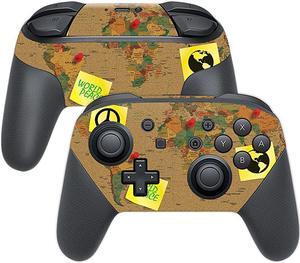 Skin Compatible with Nintendo Switch Pro Controller wrap Cover Sticker Skins World Peace