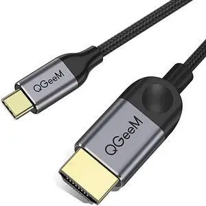 USB C to HDMI Cable Adapter 6ft 4K USB Type C to HDMI Cable Thunderbolt 3 Compatible with MacBook Pro 2018 IPad proSamsung S9 S10Surface Book 2Dell XPS 1315Pixelbook More