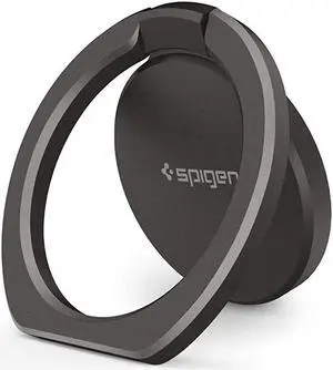Style Ring 360 Cell Phone RingPhone GripStandHolder for All Phones and Tablets Compatible with Magnetic Car Mount Gun Metal