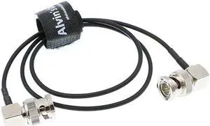 Blackmagic RG179 Coax Flexible HD SDI Cable for BMCC Video Camera BNC Right Angle Male to Male 24 Inches