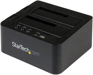 com USB 31 10Gbps Hard Drive Duplicator Dock for 25quot amp 35quot SATA SSD HDD + 4Kn USB USBC Thunderbolt 3 Compatible Cloner SDOCK2U313RBlack