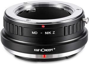 Lens Mount Adapter for Minolta MD MC Mount Lens to Nikon Z6 Z7 Camera