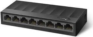 Litewave 8 Port Gigabit Ethernet Switch | Desktop Ethernet Splitter | Plastic Case | Unshielded Network Switch | Plug Play | Fanless Quiet | Unmanaged LS1008G
