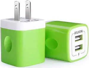 USB Wall Charger 2Pack 5V21AMP  2Port USB Wall Charger Home Travel Plug Power Adapter Charging Replacement for iPhone X87s7 Plus6s Samsung Galaxy S7 S6 HTC LG Table Motorolaetc