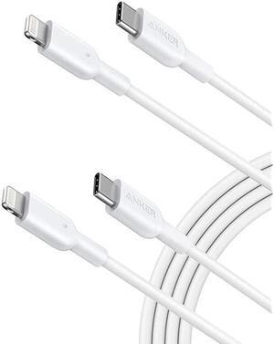 USB C to Lightning Cable 6ft 2Pack Apple MFi Certified Powerline II for iPhone 12 Pro Max 1211 ProXXSXR 8 PlusAirPods Pro Supports Power Delivery White