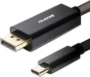 USB C to DisplayPort 6 Feet Cable  USB TypeC to DP Adapter Thunderbolt 3 Compatible for MacBook Pro 20182017 MacBook AiriPad Pro 2018 Samsung Galaxy S10S9 Surface Book 2 and More