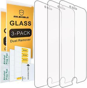 3PACK For iPhone 8 iPhone 7 Tempered Glass Screen Protector 03mm Ultra Thin 9H Hardness 25D Round Edge with Lifetime Replacement