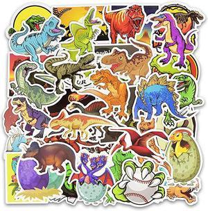 Dinosaur Stickers Pack 50 Pcs Suitcase Stickers Vinyl Decals for Car Helmet Track Bumper Laptop Ipad Car Luggage Water Bottle