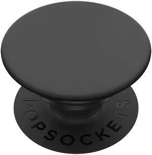 PopGrip with Swappable Top for Phones Tablets Black