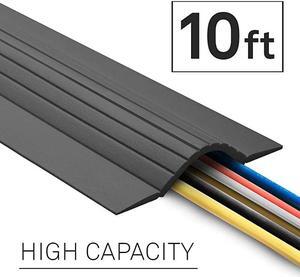 10FT Cable Blanket Low Profile Cord Cover and Protector Gray