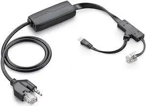 Electronic Hook Switch Cable APP-51 (Poly) - Remote Desk Phone Call Control - Works with Poly Desk Phones